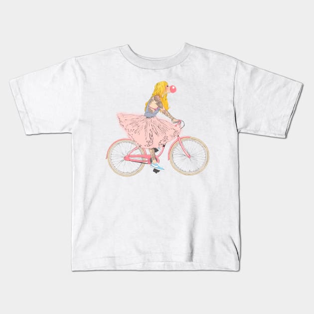 Pink Kids T-Shirt by PandoraYoung